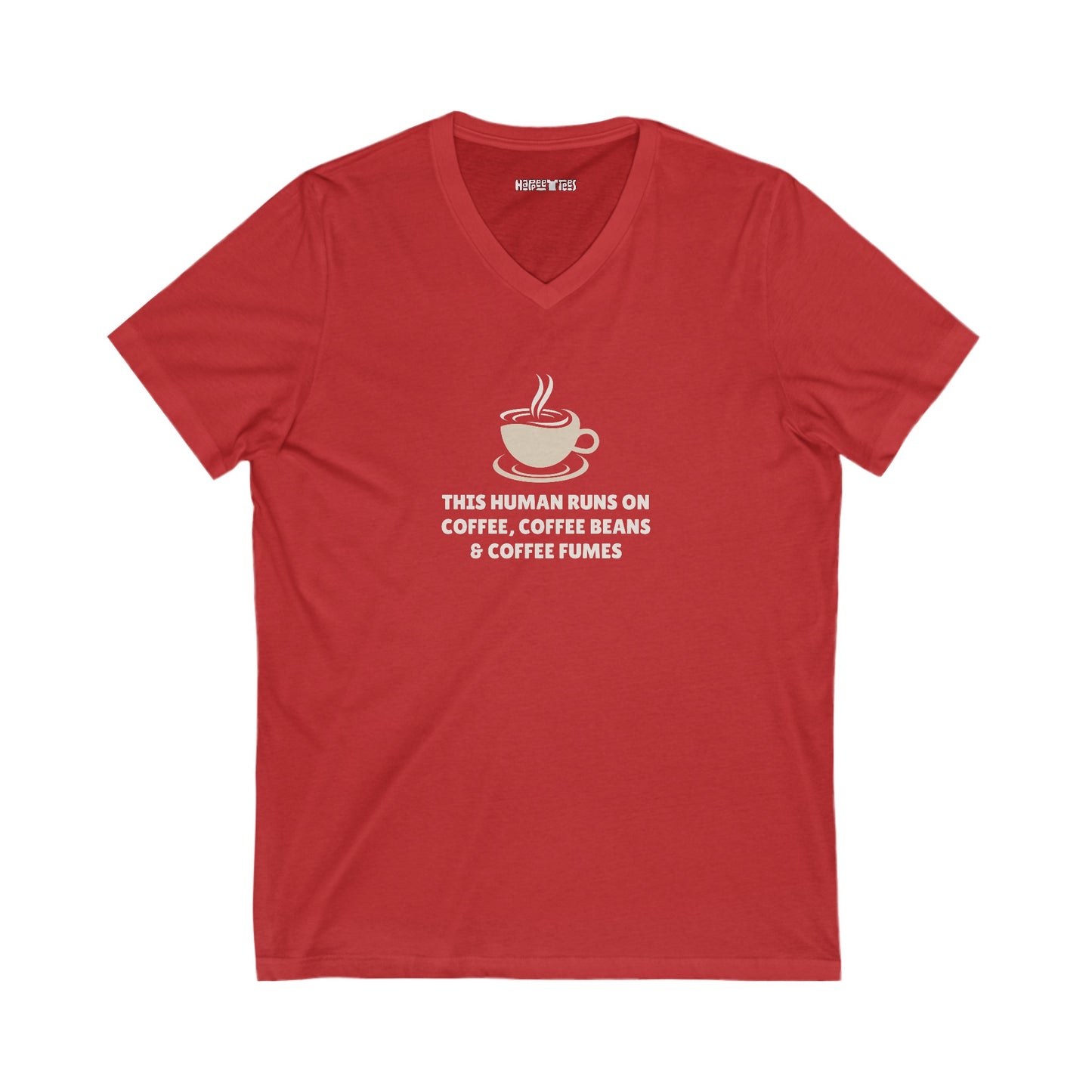 this human runs on coffee, coffee beans & coffee fumes