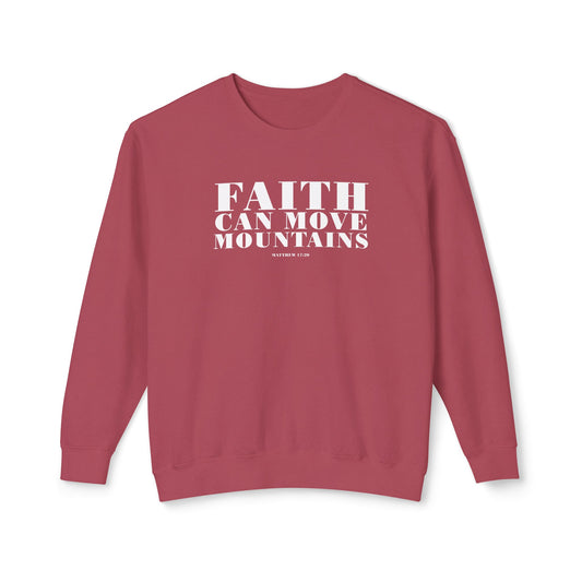 faith can move mountains