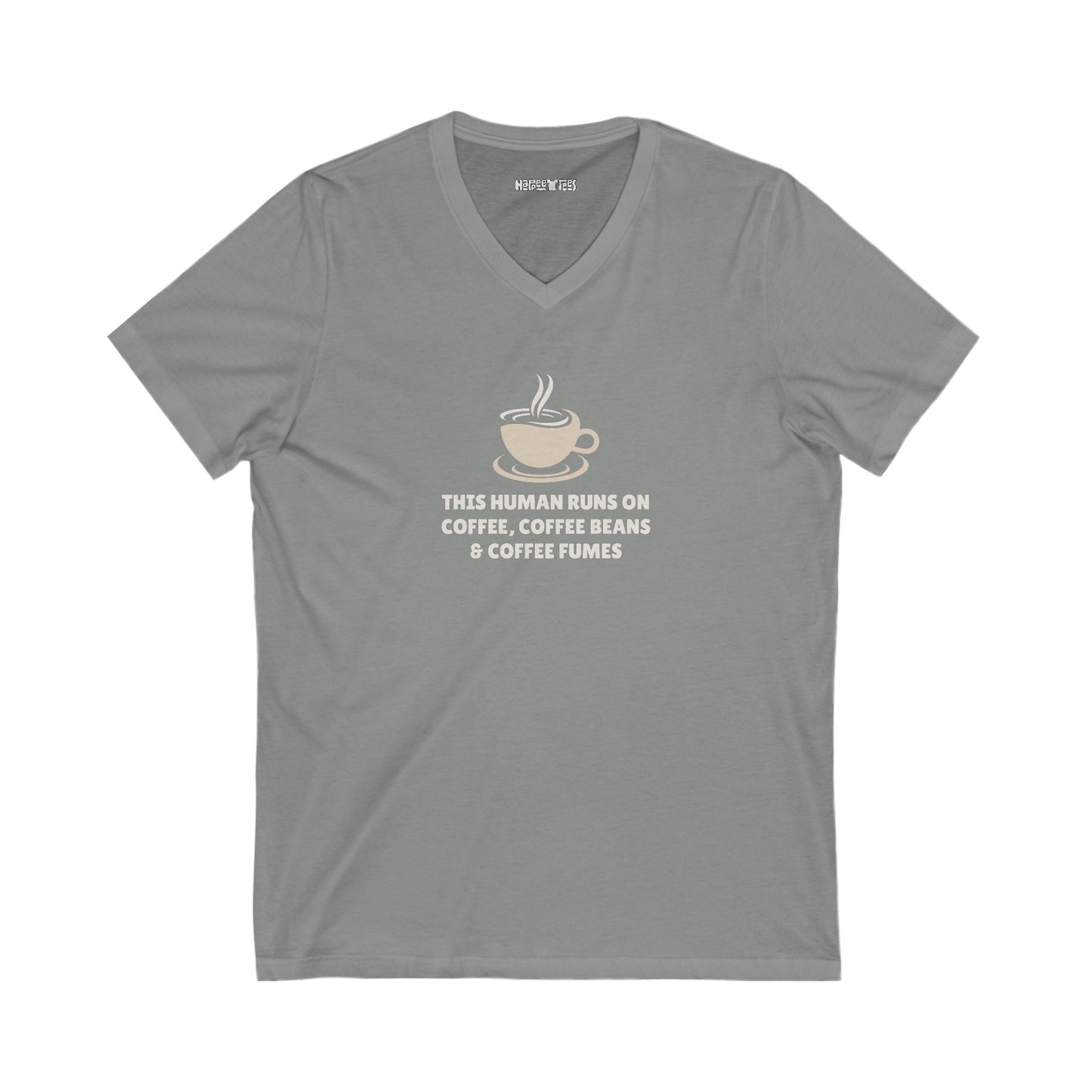 this human runs on coffee, coffee beans & coffee fumes