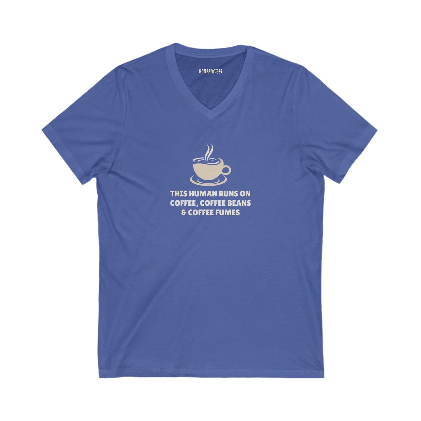 this human runs on coffee, coffee beans & coffee fumes