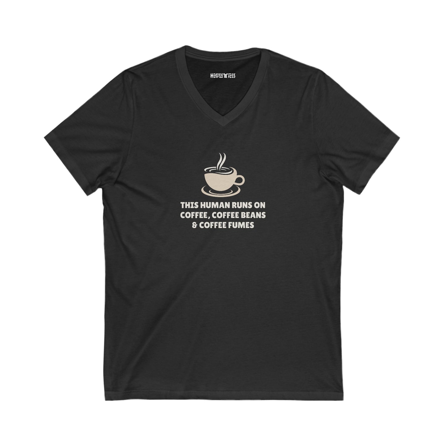this human runs on coffee, coffee beans & coffee fumes