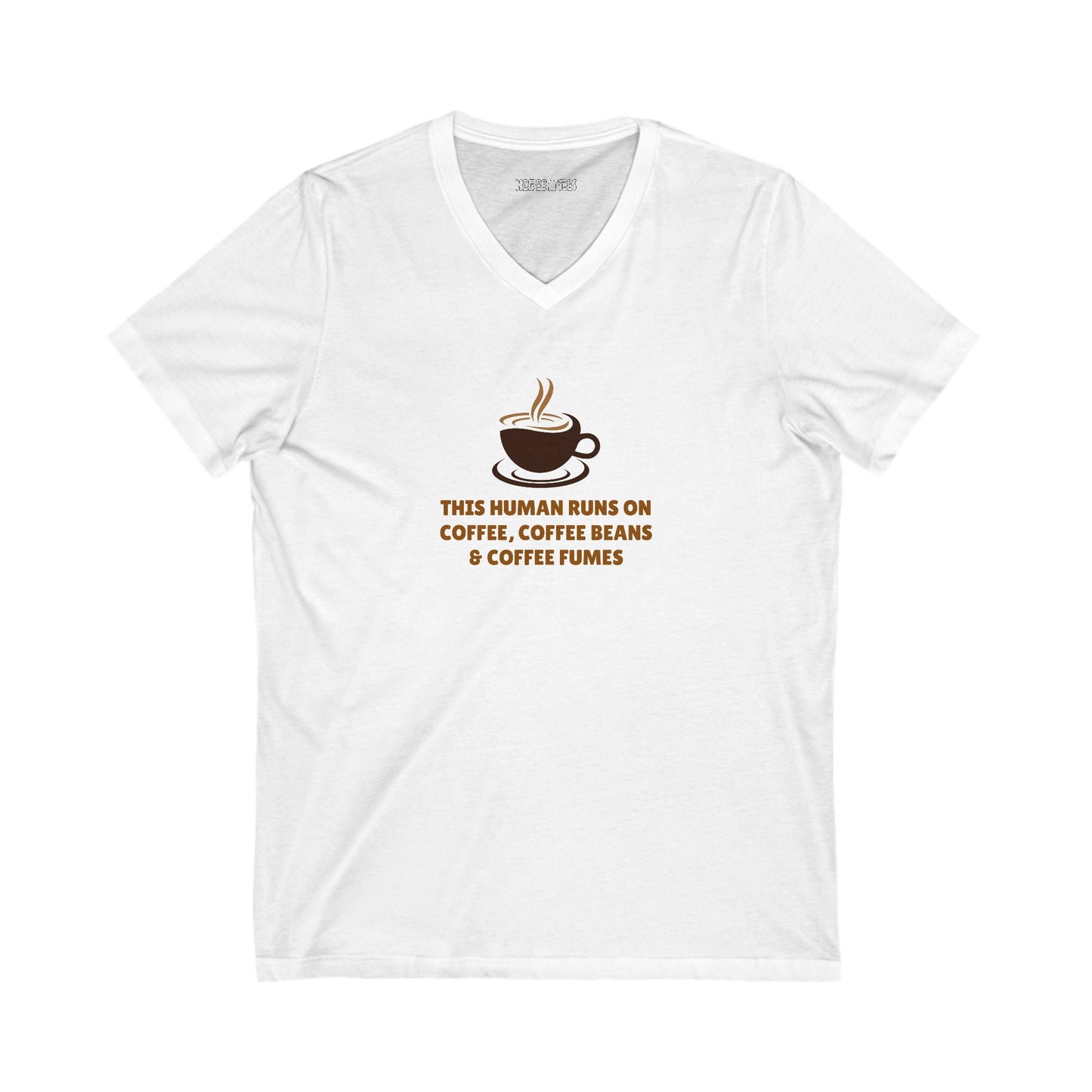 this human runs on coffee, coffee beans & coffee fumes