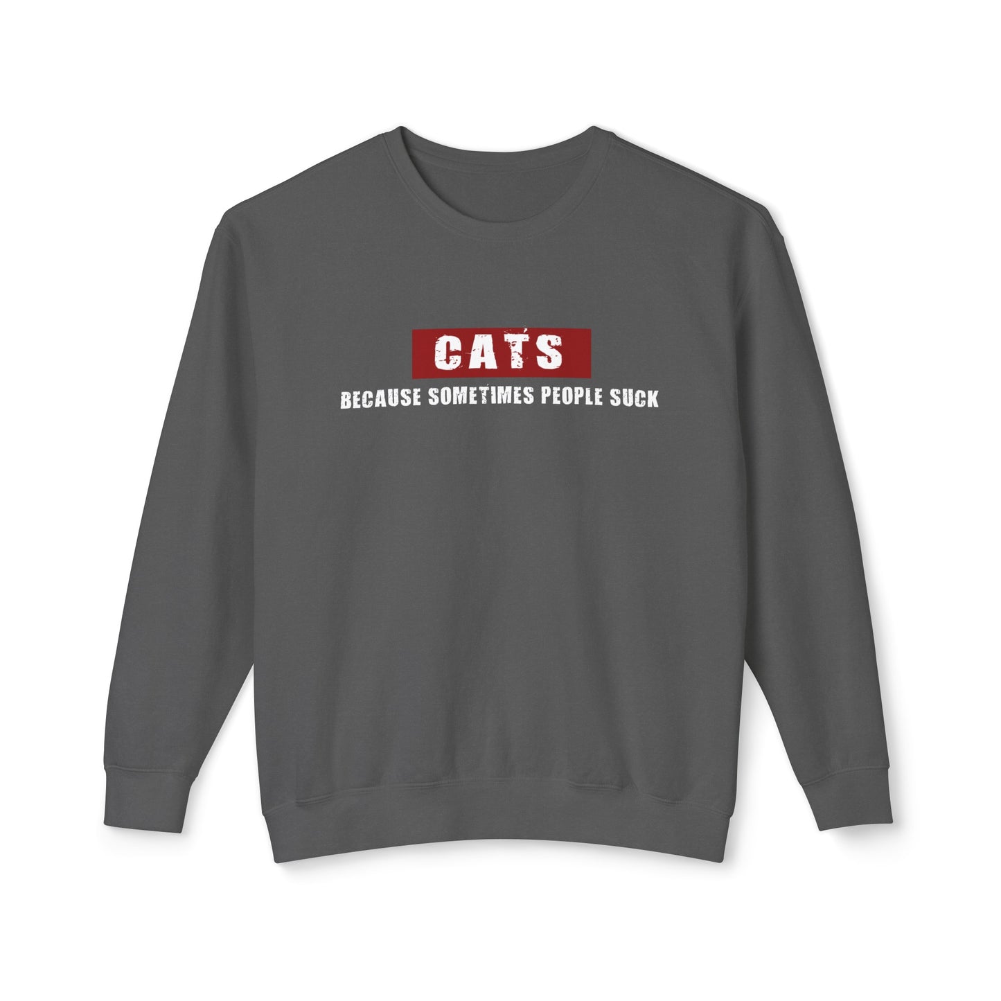 cats. because sometimes people suck