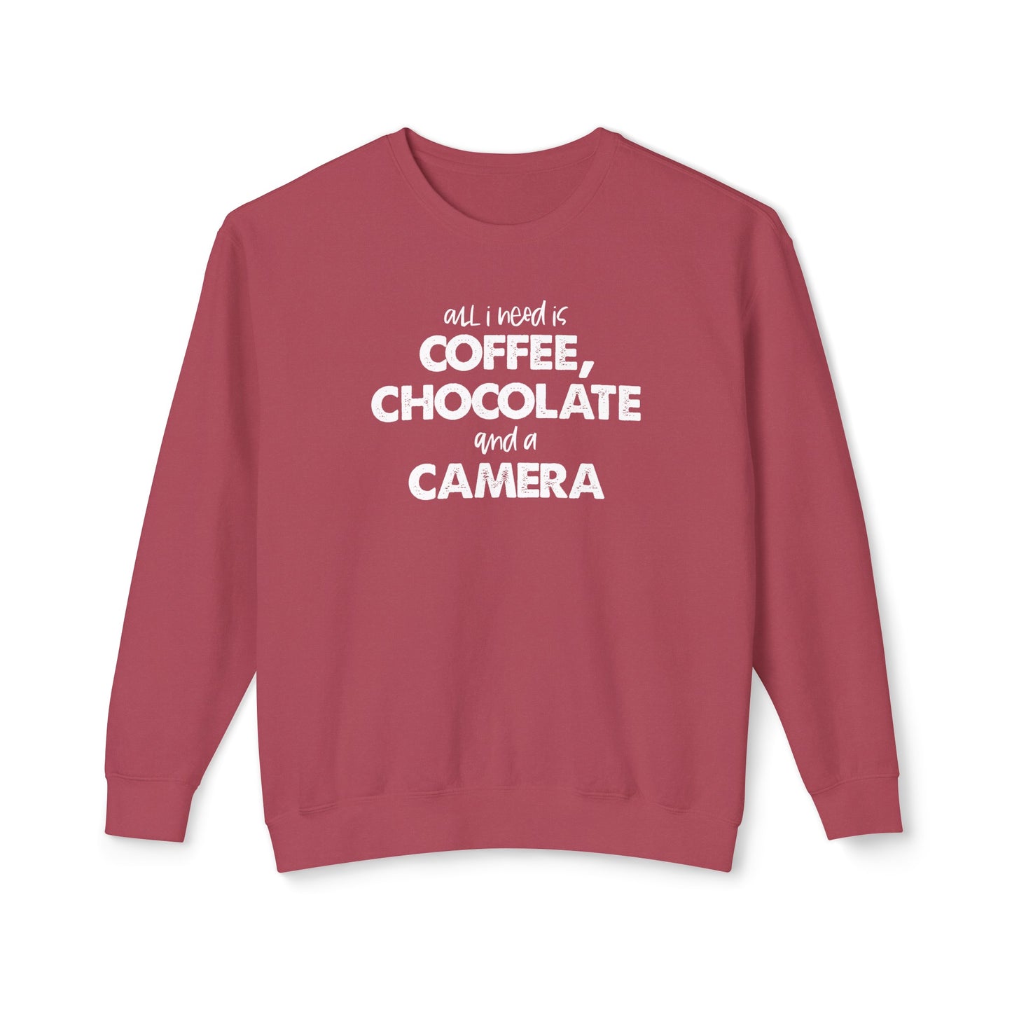 all i need is coffee, chocolate and a camera