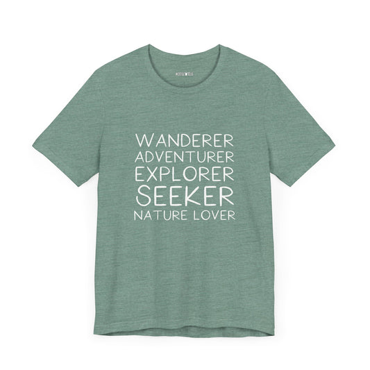 wanderer, adventurer, explorer, seeker, nature lover